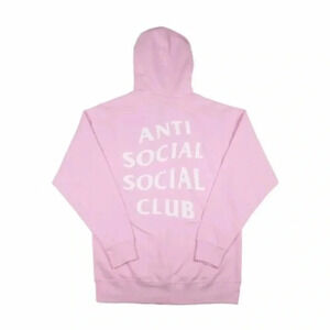 Anti Social Social Club Know You Better Pink Hoodie